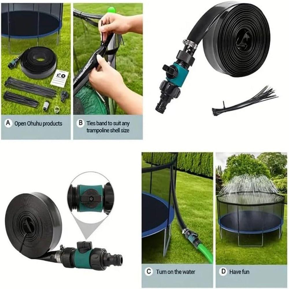 8/10/12/15m Garden Sprinkler Drip Irrigation Water Ring Trampoline Sprinkler  Courtyard Lawn