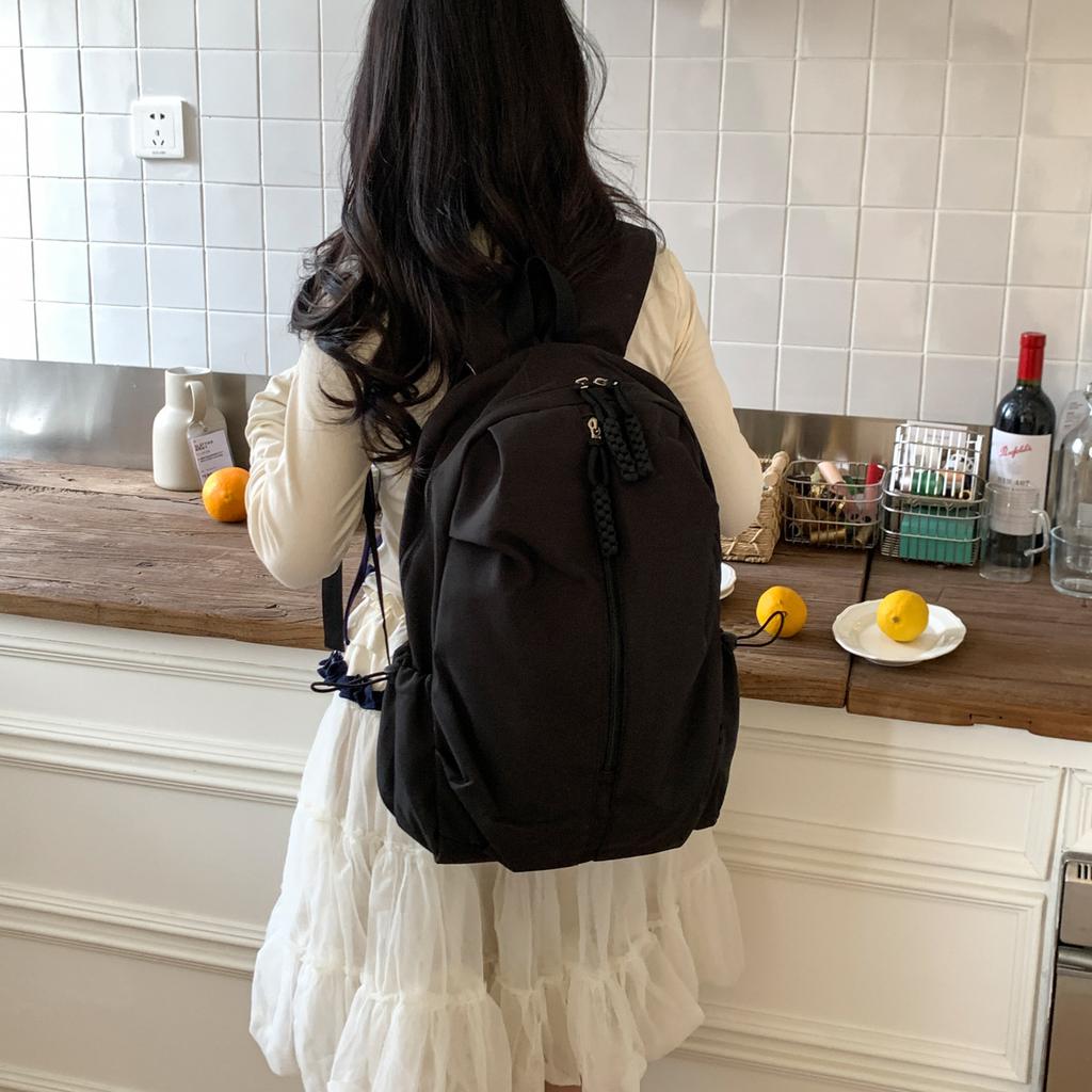 Large Capacity Schoolbag for Men and Women High School Students Simple and High-value Casual Sports Backpack Travel Backpack