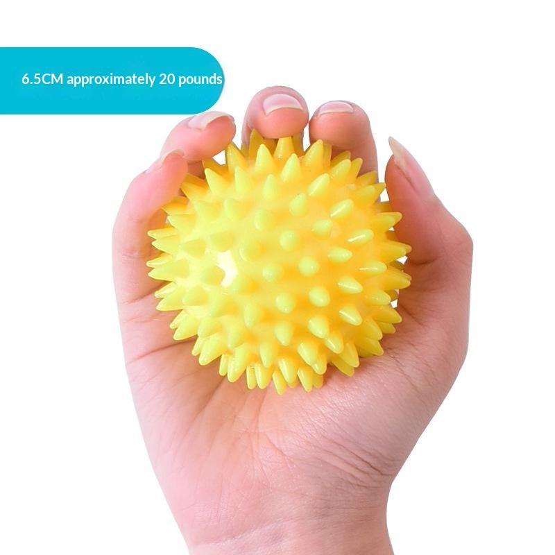 Tpr Hand Finger Grip Ball For Elderly Massage Rehabilitation Exercise Training Ergonomic Design Hand Therapy Ball