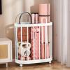 Yoga Mat Storage Basket, A Plastic Material Sports Equipment Storage Bag With Wheels Yoga Mat And Clothes Storage Bag