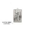 LIKGREAT Stainless Steel Tarot Cards Pendant The Suit of Cups Wands Minor Arcana Tarot Jewelry Vintage Astrology Amulet