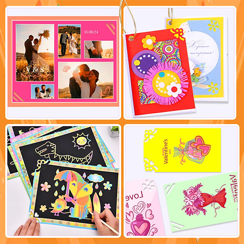 Craft Corner Decor Lace Puncher Rounder Puncher Paper Cutter 3 In 1 Hole Paper Cutter Label 3 In 1 for Scrapbooking Cardmaking