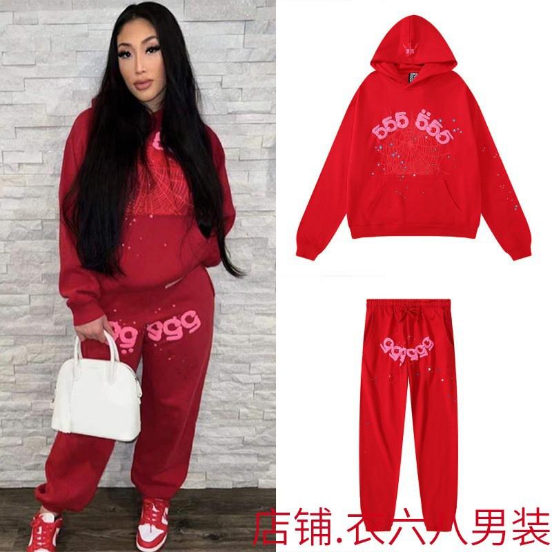 Sp5der Hoodie Men Women Oversized Cotton Pullover With Puff Print Letter Design Streetwear Unisex Sweatshirt