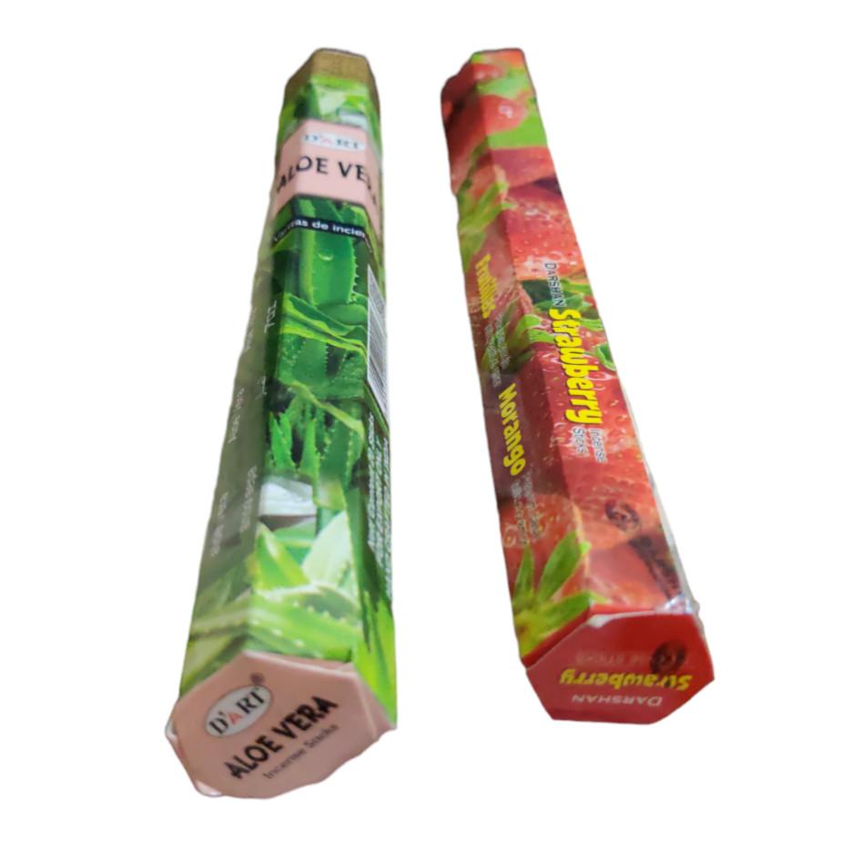 @ Dart Aloe Vera & Darshan Strawberry Incense Sticks For Home Prayer E331 SM173-60% OFF
