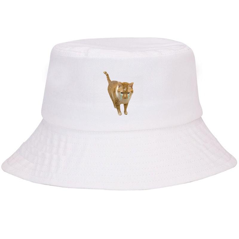 Customize Cotton Bucket Hat for Men Women Funny Anime Sign Breathable Sun Protection Daily Streetwear Cap Casual Outdoor Fashion