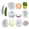 Reusable Vegetable Silicone Mold Heat Resistant Chocolate Muffin Mold  Baking Decor