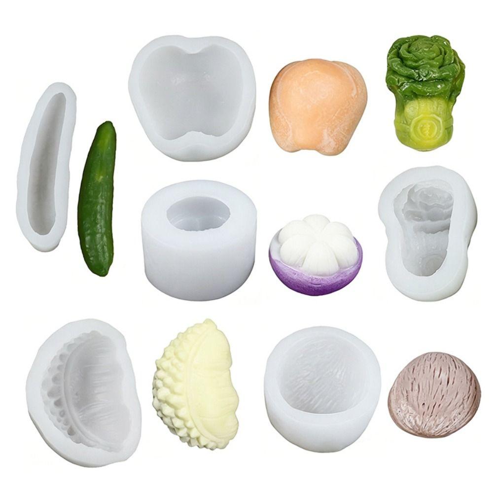 Reusable Vegetable Silicone Mold Heat Resistant Chocolate Muffin Mold Baking Decor