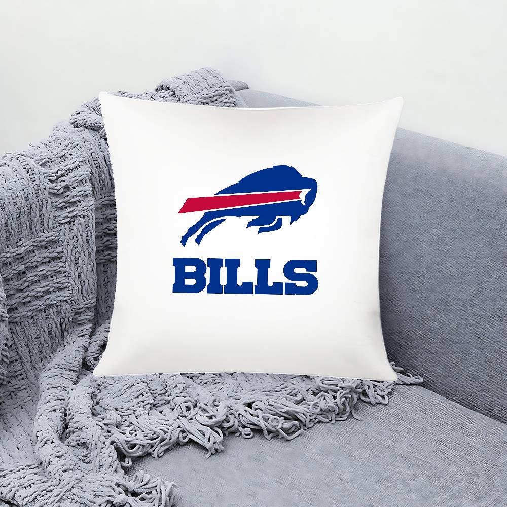 B-BuffaloS Bills-S Cool Pillow Case Throw Pillow Cover Nordic Vintage Style Cushion Covers Home Living Room Sofa Couch Seat