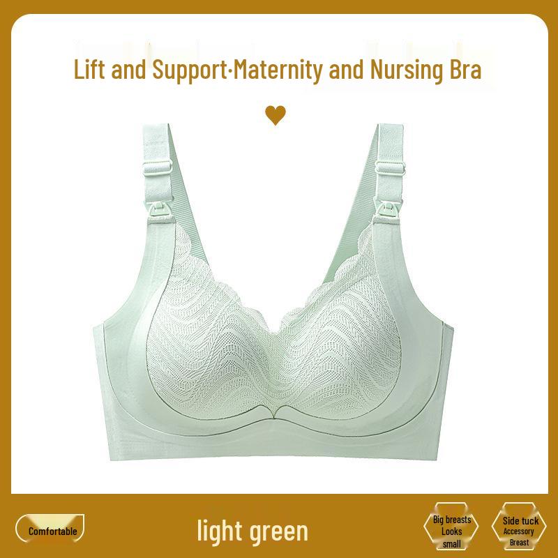 Sömlös amnings-bh för gravida - Mot sidofett, Mot häng, Postpartum, Stor storlek