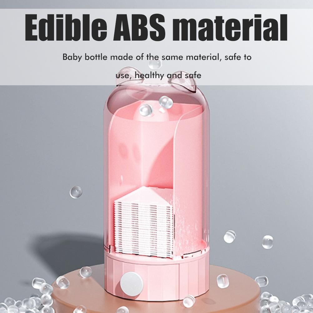 Automatic Cotton Pad Dispenser Press Out Makeup Cotton Holder Dispenser Cosmetic Cotton Pad Organizer