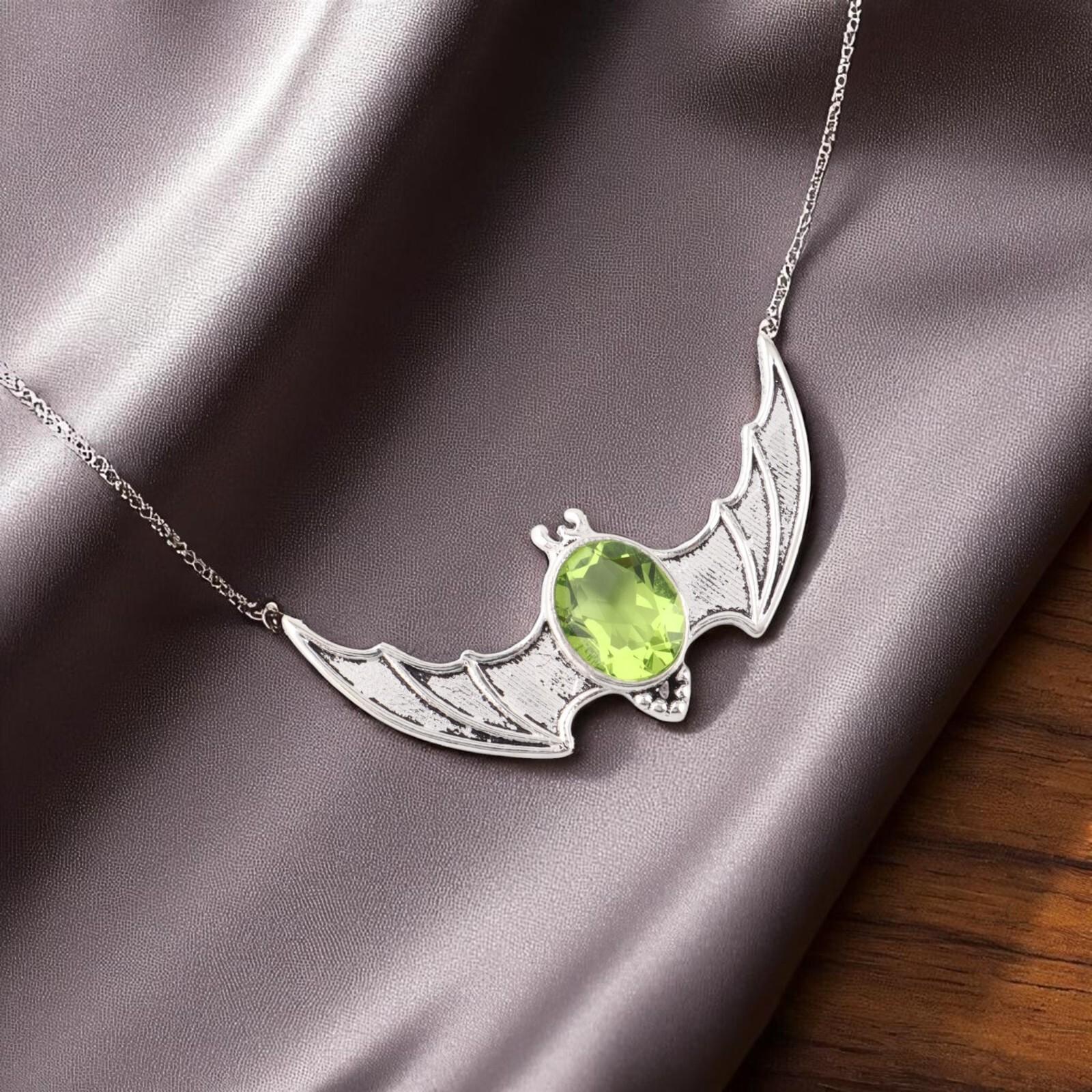 

Natural Peridot Gemstone 925 Sterling Silver Jewelry Pendant 1 Gift For Mother CP-33-7