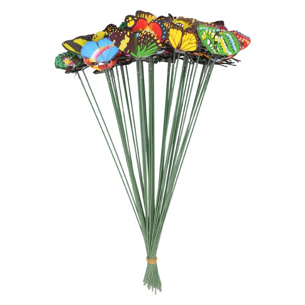 PVC Butterfly Stakes Party 50PCS Varied Waterproof