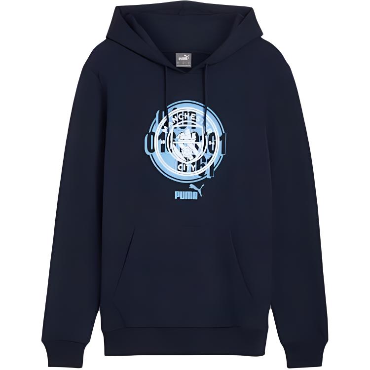 

New PUMA PERFORMANCE CAT FtblCULTURE Sweatshirt Men s Marine Blue 777776-42 M