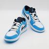 553558-144 Nike Air Jordan 1 Low University Blue UNC Dark Powder Navy (Men's)