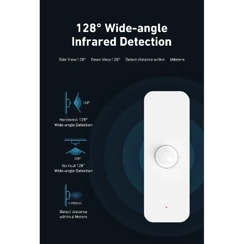 Tuya WiFi Zigbee PIR Motion Sensor Smart Home Human Body Infrared Detector Security Smart Life Works With Alexa Google Home