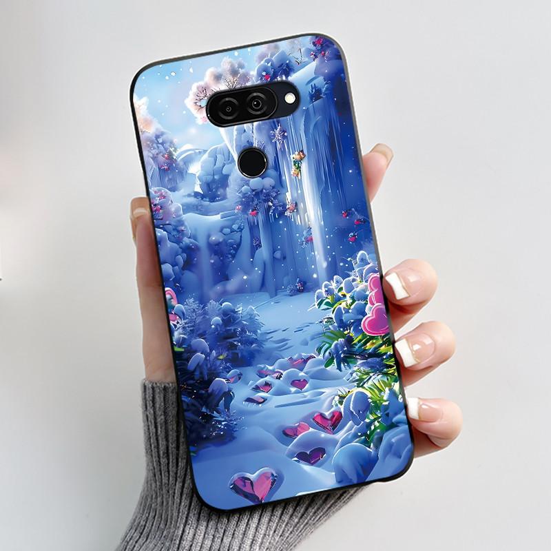 Casing For LG K40S K50S Soft Case LM-X430 LM-X540 Aesthetic Fashion Cute Cat Cartoon Phone Back Cover Shockproof Silicone Bumper
