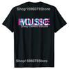 Electro House Music Headphone Techno Party DJ Unisexs Womens Tshirt Fashion New Top Tees TShirt Harajuku Short Sleeve