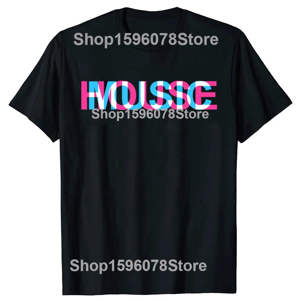 Electro House Music Headphone Techno Party DJ Unisexs Womens Tshirt Fashion New Top Tees TShirt Harajuku Short Sleeve