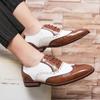 Mens Leather Shoes Luxury Crocodile Pattern Men Business Dress Shoes Casual Social Shoe Male Wedding Footwear