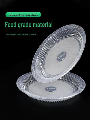 Transparent Disposable Oval Plates for Banquets & Weddings