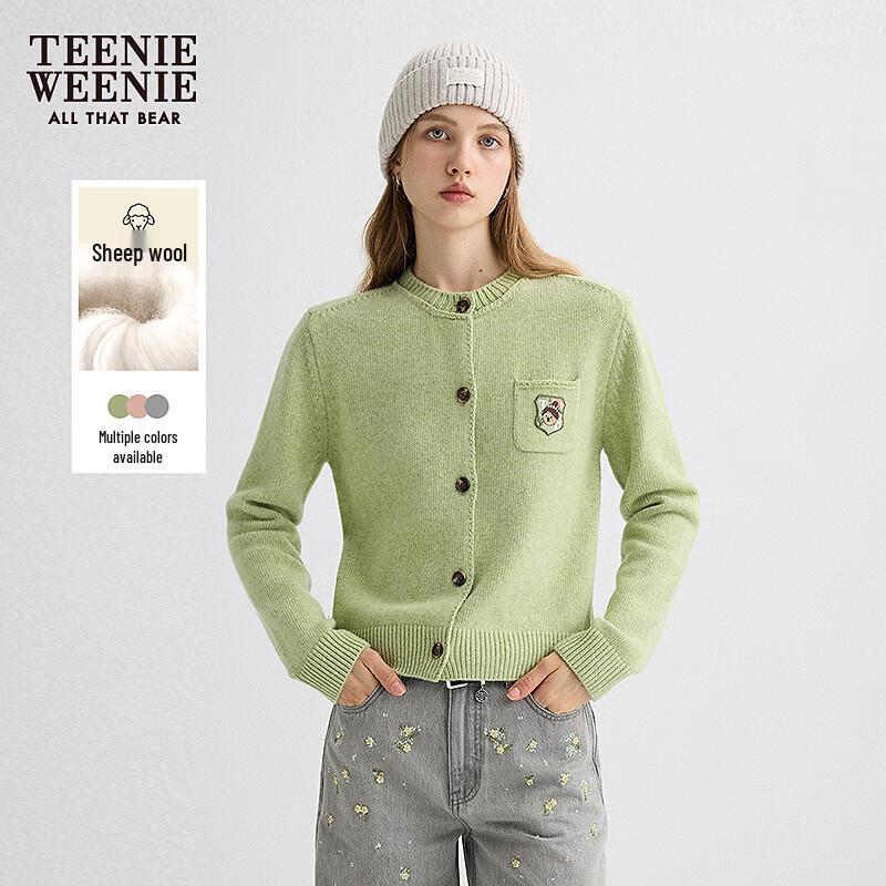 Teenie Weenie Women's Bear Knit Cardigan