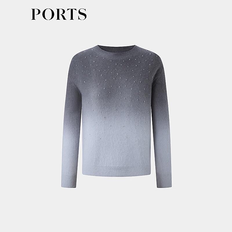 PORTS Women's Cashmere Knit Long-Sleeve Pullover Sweater