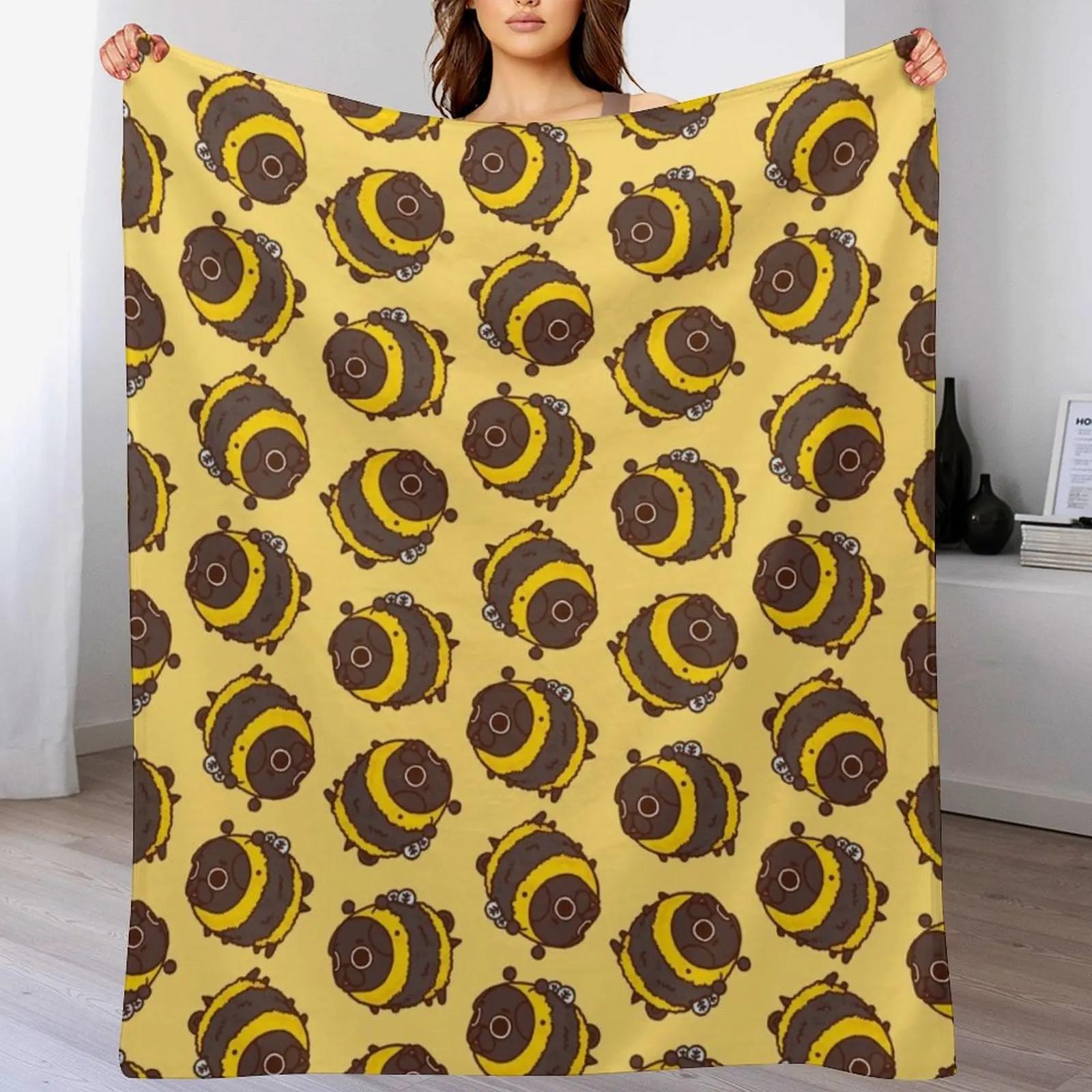 Bee Ollie Throw Blanket Versatile Cozy Throw Blanket for All Occasions Size: 75*100cm, Weight: 230 GSM