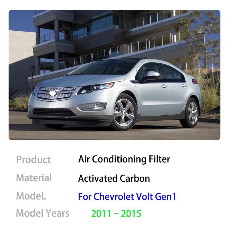 Air Conditioning Filter For Chevrolet Volt MK1 Gen1 Holden Volt Opel Ampera Vauxhall Ampera 2011 2012 2013 2014 2015 Accessories
