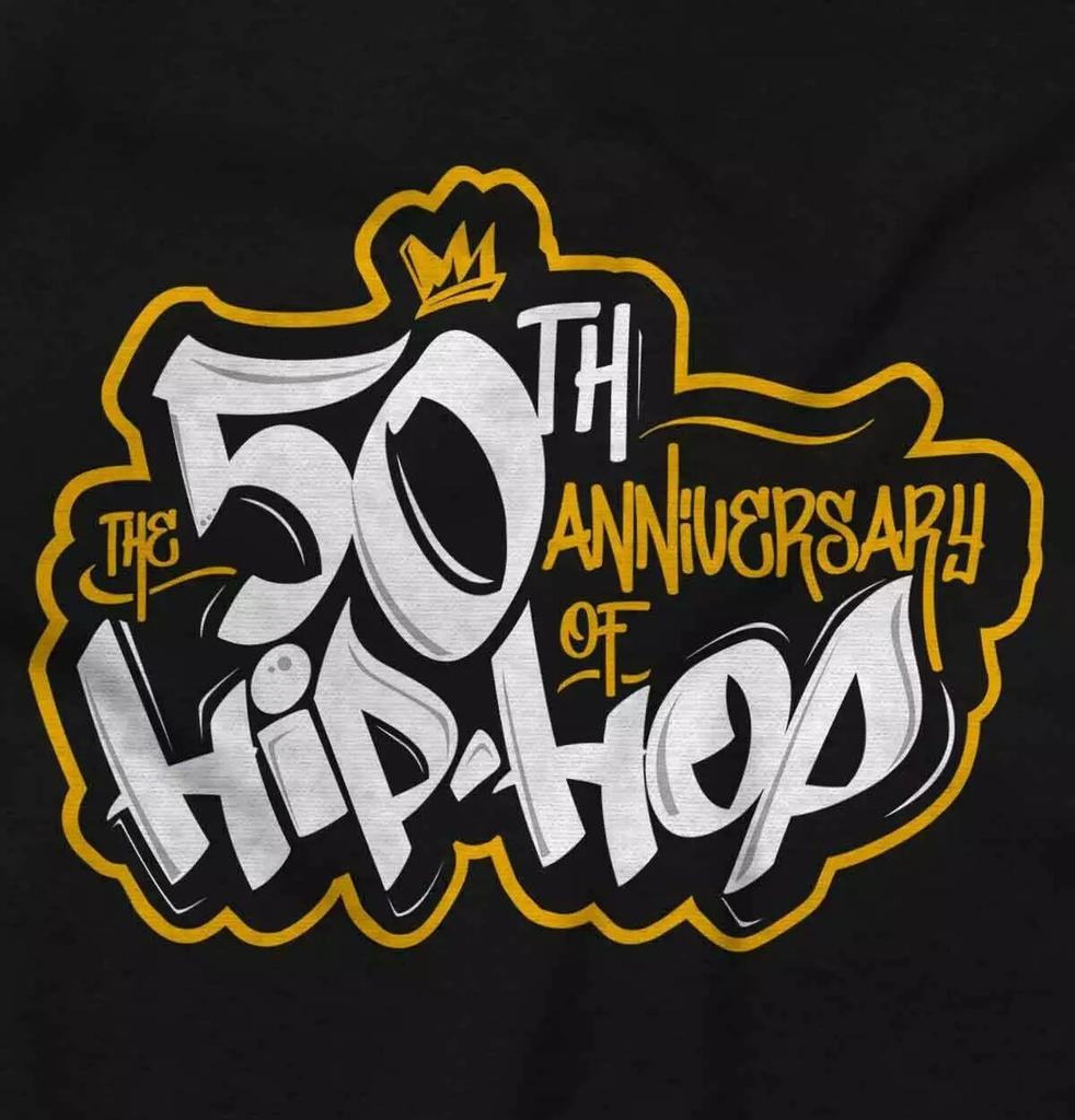 The 50th Anniversary of Hip Hop Logo Graphic T Shirt Men or Women PP2124