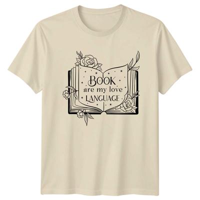 Book Are My Love Language TShirt Book Lover Floral Tee