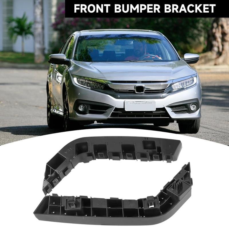 1 Pair Front Bumper Bracket for Honda Civic 2016 2017 2018    71193-TBA-A00 71198-TBA-A00