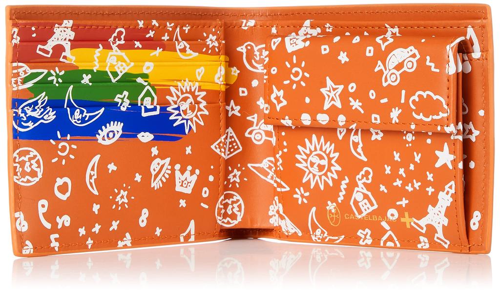 Bifold Wallet Ellie Accessories Orange [Castelbajac] Men's