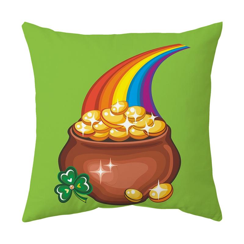 Cushion Pillow Cover Printed Cushion Cover St. Patrick's Day Gift