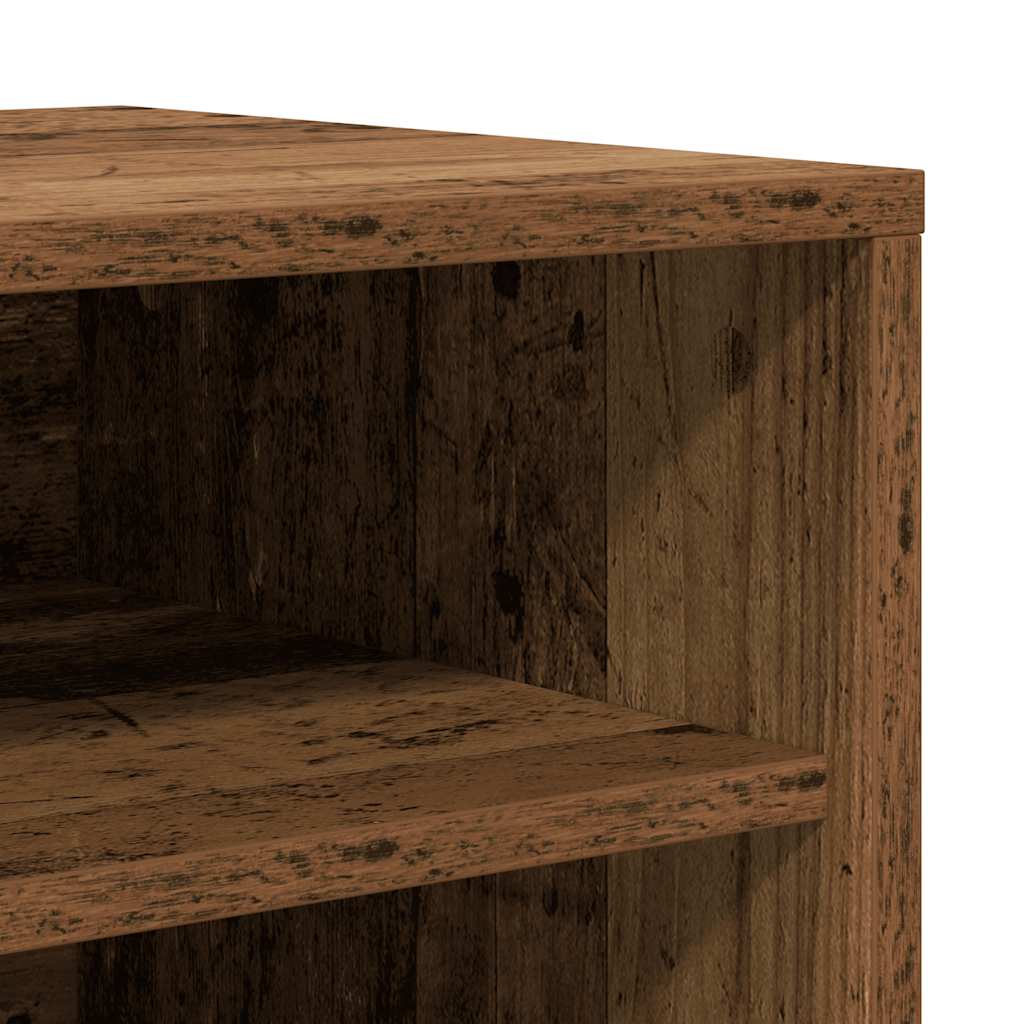 Shoe Rack Vintage Wood Look 60 x 35 x 70 cm Engineered Wood