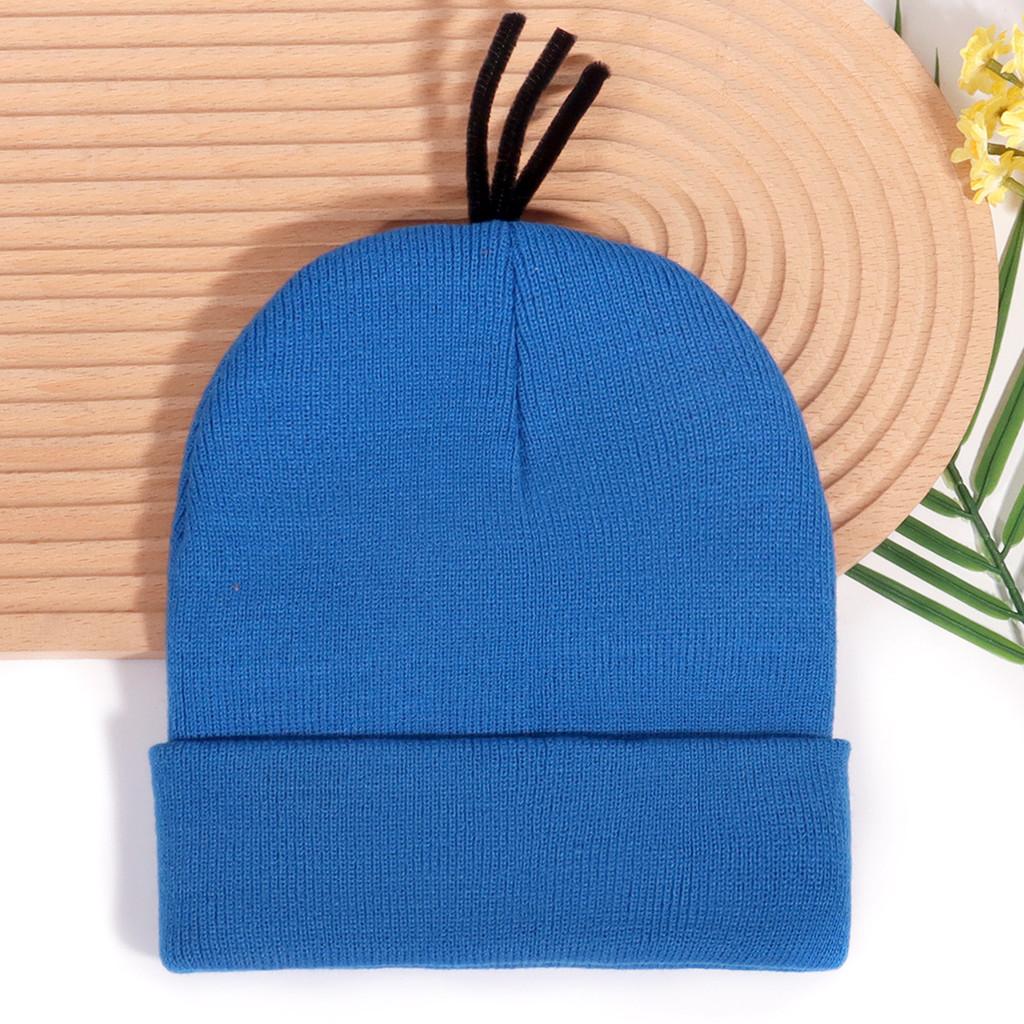 Minions Knitted Hat With Warmth For Halloween Cosplay And Casual Winter Wear