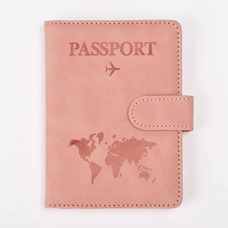 Vintage New Leather Travel Passport Cover Wallet Bag Men Women ID Address Card Holder Portable Travel Accessories
