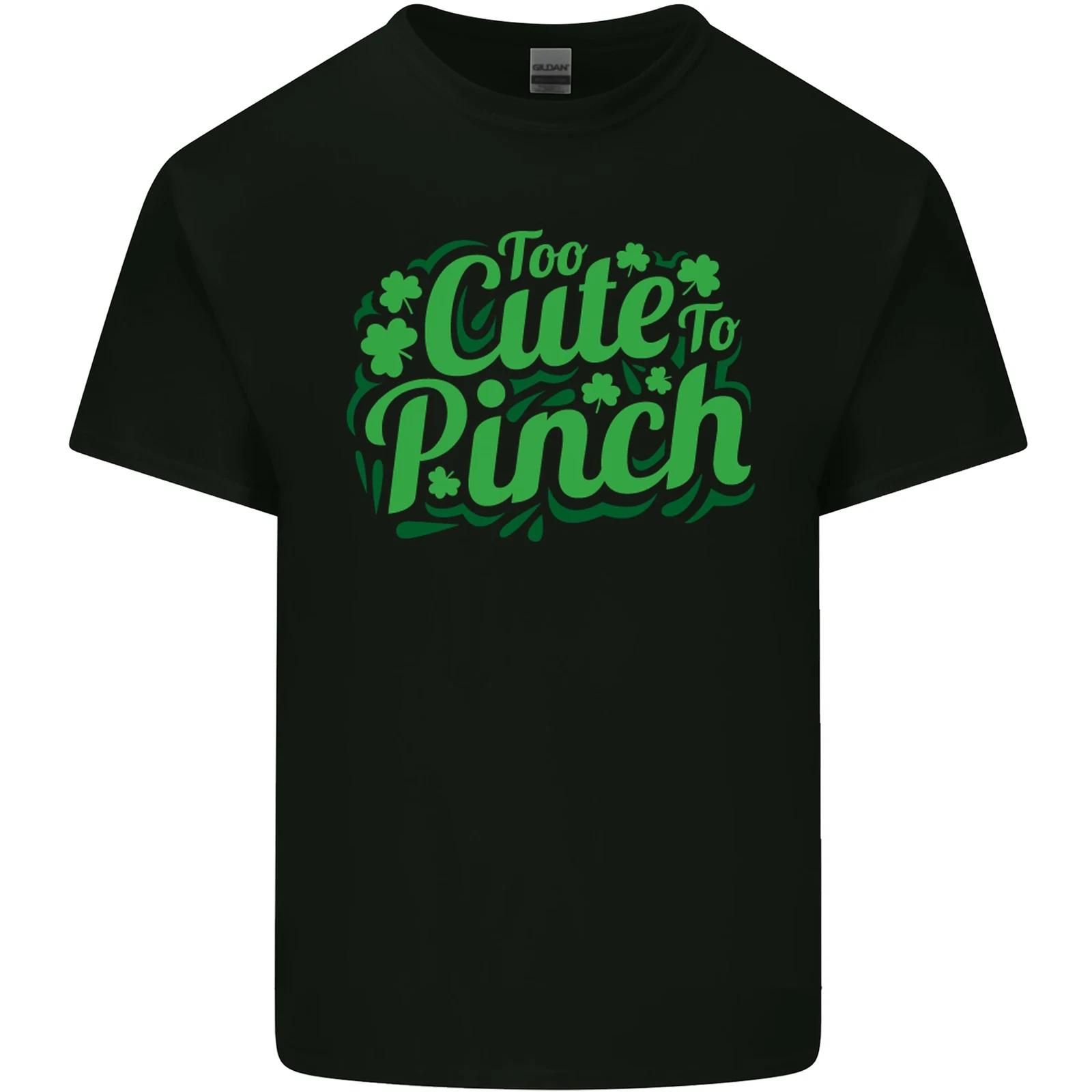 Too Cute to Pinch St Patricks Day Kids T-Shirt Childrens 4XL