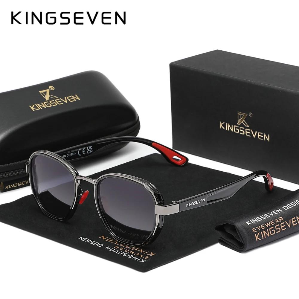 KINGSEVEN Pilnīgi jaunas oriģinālas saulesbrilles Vīriešu