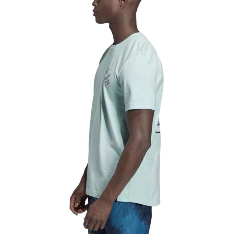 Adidas Argentina AFA SSP TEEGRA Potištěné Ležérní Sportovní Tričko s Krátkým Rukávem Pánské Topy Ledově Mátově Zelená DP2910