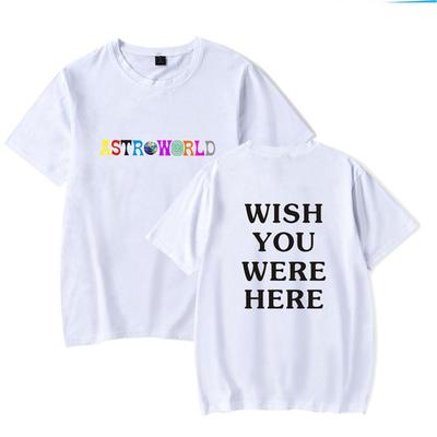 New Arrivals ASTROWORLD T Shirt Unisex Women Hip Hop Cactus Jack Letter Print Harajuku T-Shirts Tops Short Sleeve Unisex Clothes