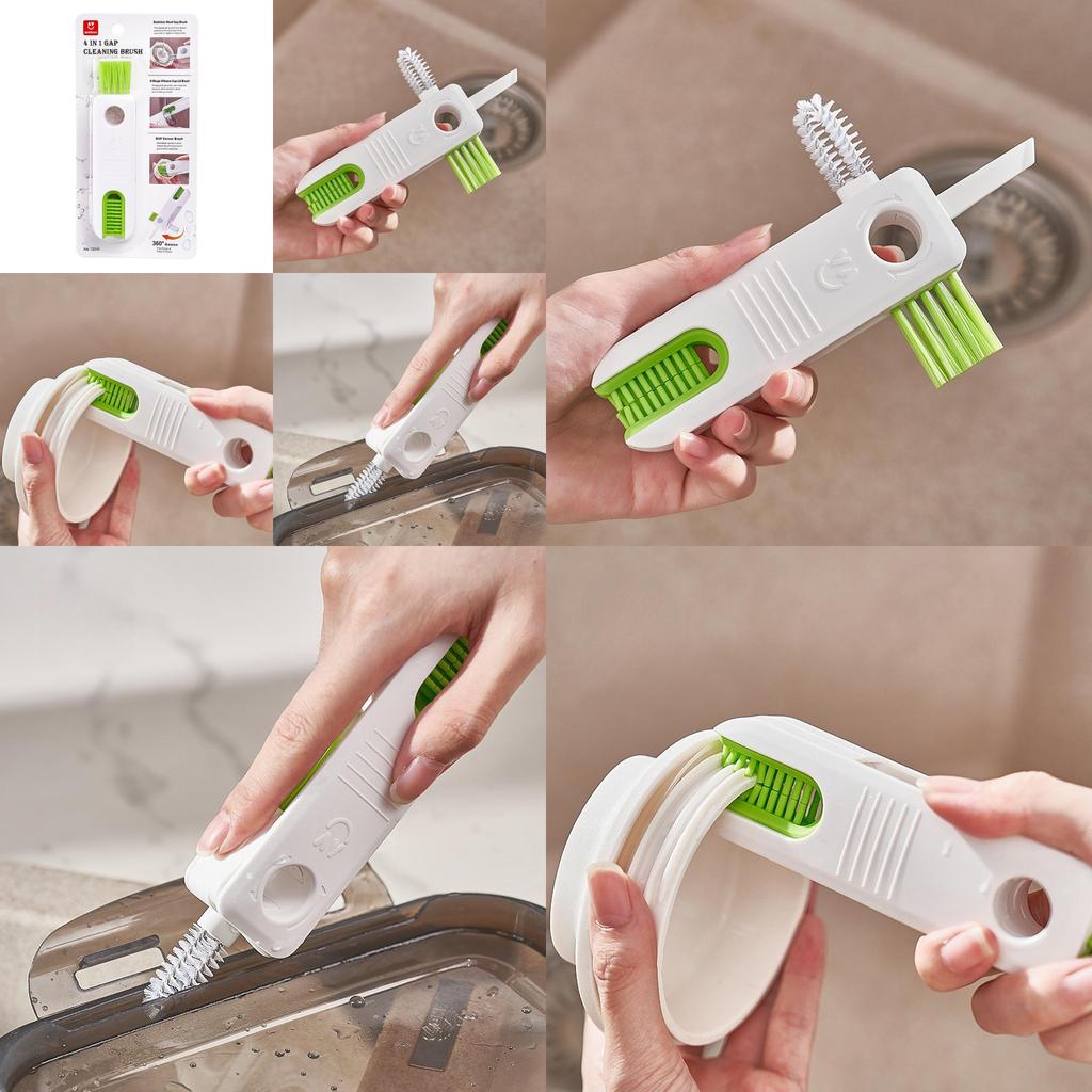 Portable Multi Functional Cup Brush Set For Bottles Mugs And Water Cups