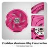 Guarding Motorcycle Fan Cover | Openwork Spiral Cutouts, Lightweight Aluminum Alloy, Cooling