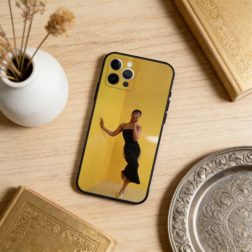 N-Naomi Actor A-Ackie Phone Case For iPhone 17,16,15,14,13,12,11 Plus,Pro Max,Soft Silicone Black Cover