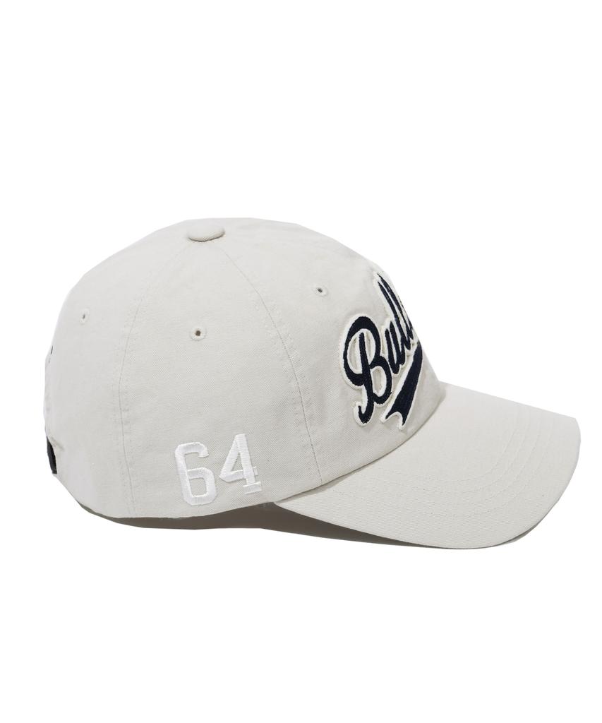 YALE Vintage Bulldogs Tail Logo Ball Cap_Ivory