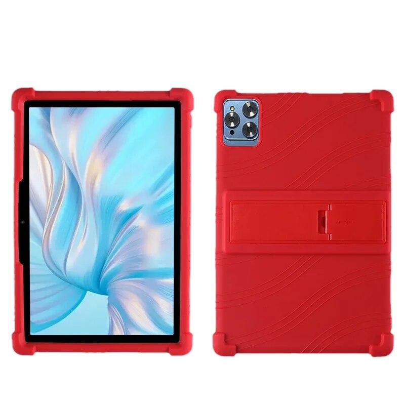 

Подходит для Cubot TAB 60 Tablet PC Защитный чехол Противоударный силиконовый чехол с четырьмя углами Утолщенный чехол для подушки безопасности Противоударный красный