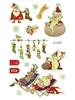 Ricalon Glow-in-the-Dark Waterproof Christmas Temporary Tattoos for Kids