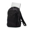 DSBK Solid-Backpack JXF-3430 (Black), 12L Backpack with 14-inch Laptop Storage, Water-Repellent, High-Density Nylon Twill