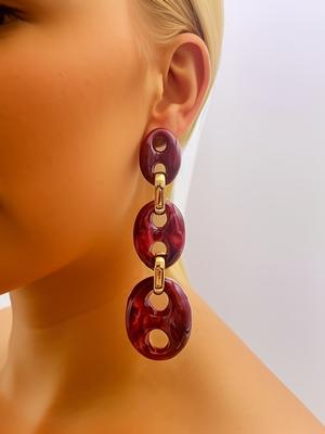 Elegant Acrylic Earrings In Long Drop Style, Perfect for Women of All Ages Earrings for Women