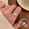 Elegante Anello Aperto in Argento Sterling 925 per Donna: Lussuoso, Durevole, Versatile, Design Inalterabile.