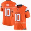 NFL Denver Broncos Denver Broncos Football Trikot Nr. 10 NIX Trikot Wettkampftrikot Training Stickerei Herren